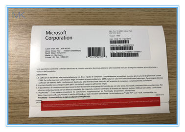 64 Bits Windows 10 Pro Retail Box Microsoft Certified With WDDM 1.0 Driver FQC-08913