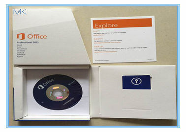 영국 버전 마이크로소프트 오피스 2013년 제품 키 카드 소매 상자 DVD