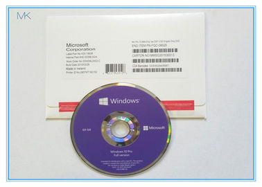 쓸모 있는 이탈리아어/프랑스어/영국 Microsoft Windows 10 직업적인 OEM 64 조금 가득 차있는 버전
