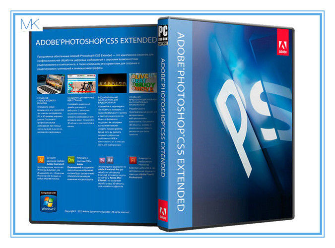 소매로 확장된 Adobe Photoshop CS5 그래프 아트 디자인 소프트웨어 가득 차있는 버전은 활성화를 포장합니다