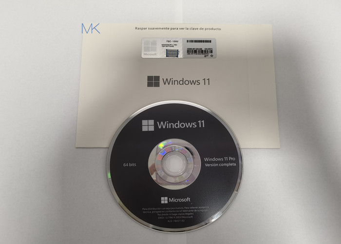 스페인어 설치 일자와 22H2 버전 마이크로 소프트 윈도우 11 전문적 Dvd 전체 패키지