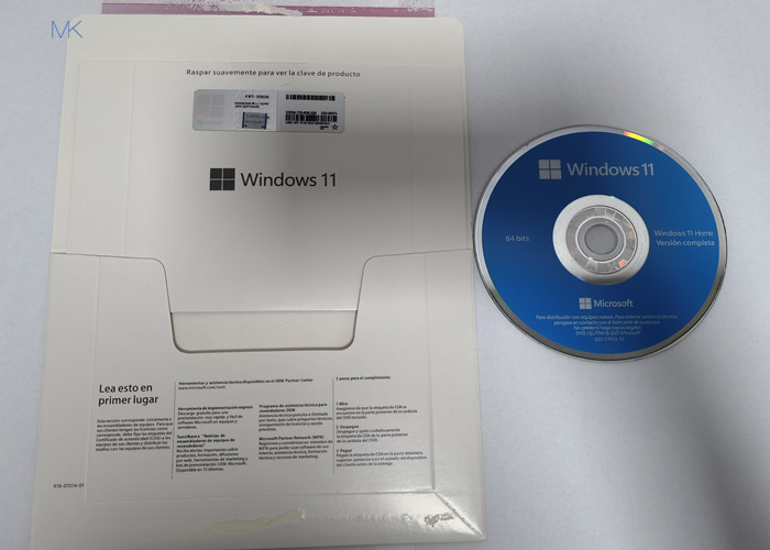 스페인어 마이크로 소프트 윈도우 11은 WDDM 1.0 운전자로 OEM DVD 물리적이 박스 다이렉트 엑스 9 또는 더 뒤이 본거지로 돌려보냅니다