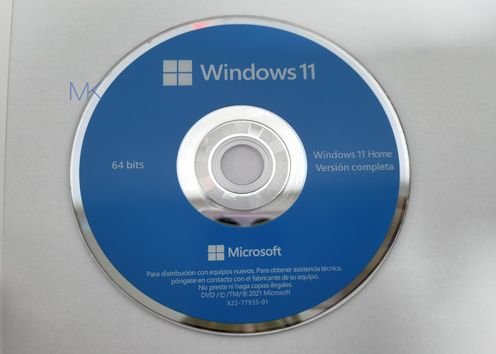 22H2 스페인어 버전 마이크로 소프트 윈도우 11 집 OEM DVD 물리적 상자 KW9-00639