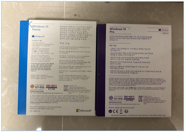 프랑스인 Windows 한국어/영어/10 가정 직업적인 가득 차있는 버전 32 & 64 비트 USB 3.0