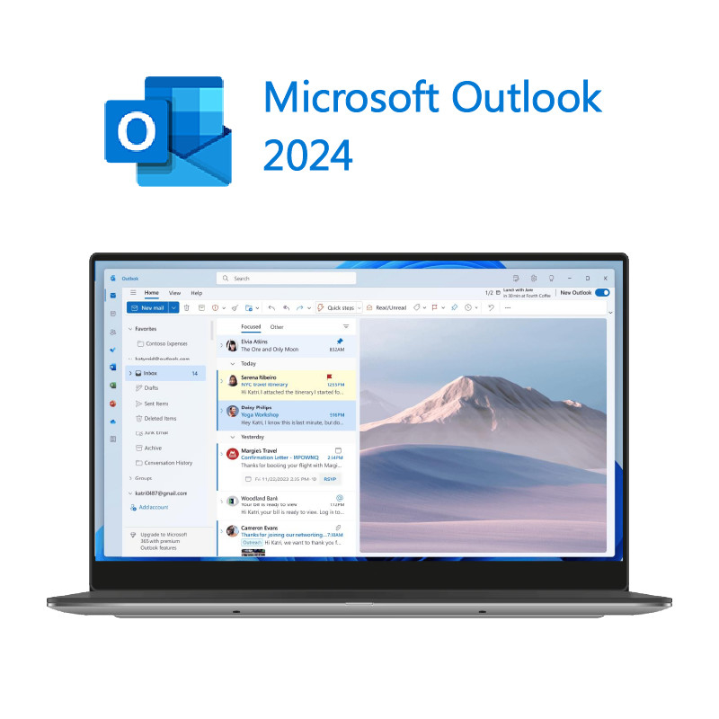 Windows/Mac 플랫폼 Microsoft Office 2024 가정 및 비즈니스 향상된 성능