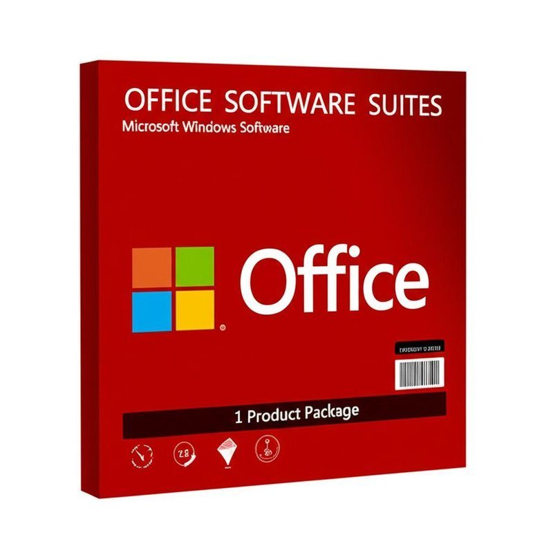 Office Software Suites with Security Label Microsoft Windows Software 1 Product Package