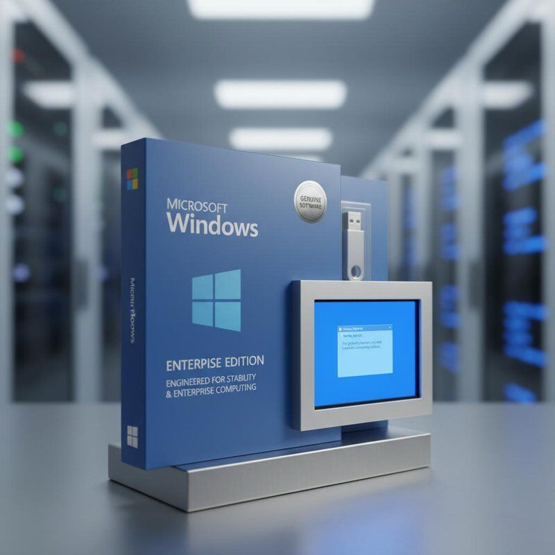 기업을 위한 안정적인 컴퓨팅 플랫폼을 제공하도록 설계된 메모장 기본 텍스트 편집기인 Microsoft Windows 소프트웨어