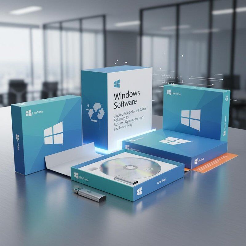 비즈니스 운영 및 생산성을 위한 Microsoft Windows 소프트웨어 재고 사무용 소프트웨어 제품군 솔루션 평생 사용